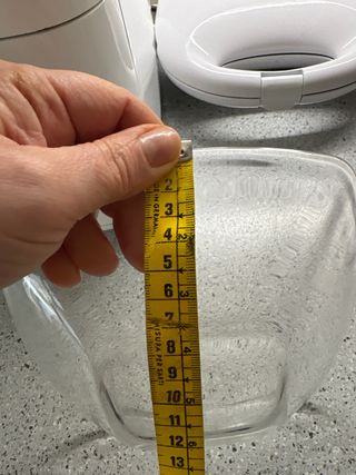 Porta cioccolatini vintage in vetro