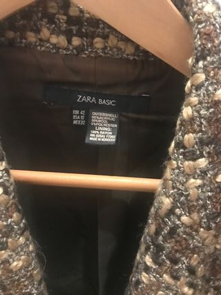 Americana Zara Texturizada Talla M