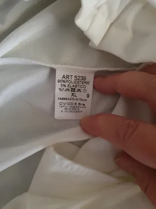 Pantalon fluido blanco T.XL (42) NUEVO