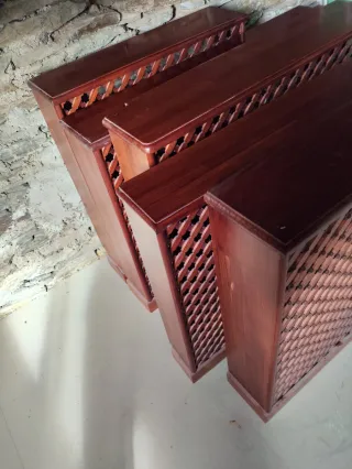 5 Cubre Radiadores Madera Oscura