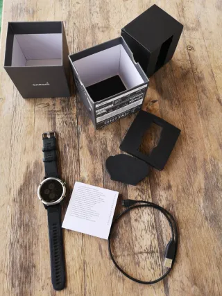 Garmin Fénix 5 Plus 47mm Negro/Plata