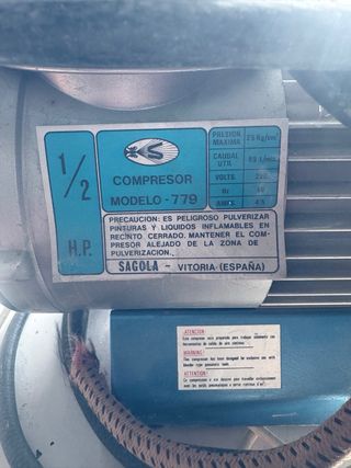 Compresor Sagola Modelo 779