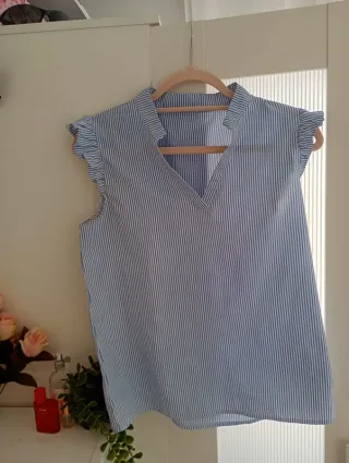 Blusa Rayas Corta