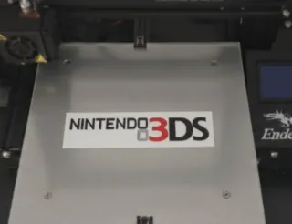 Logo Nintendo 3DS Impreso 3D