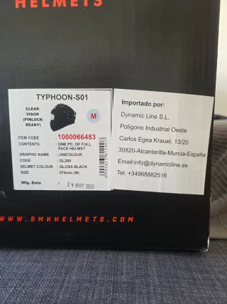 Casco SMK Typhoon (NUEVO)