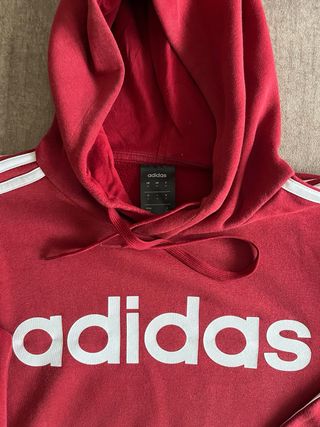Sudadera Adidas Roja con Logo