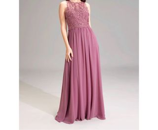 Abito lungo rosa cerimonia boutique tg. XL