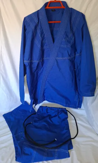Kimono BJJ Jiu Jitsu Traje Judo Azul