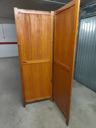 Separador biombo madera natural pino