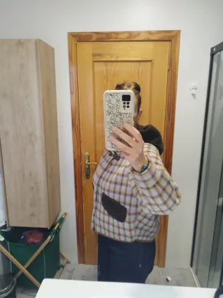 Cazadora a cuadros sin estrenar