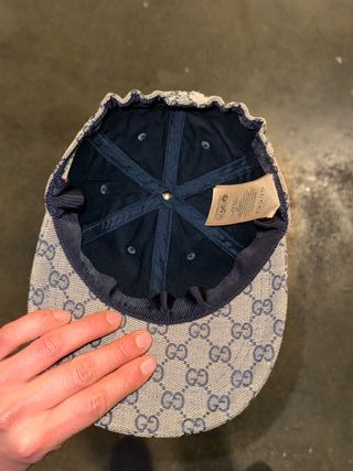 Gorra Gucci 23 Azul y Blanca size M