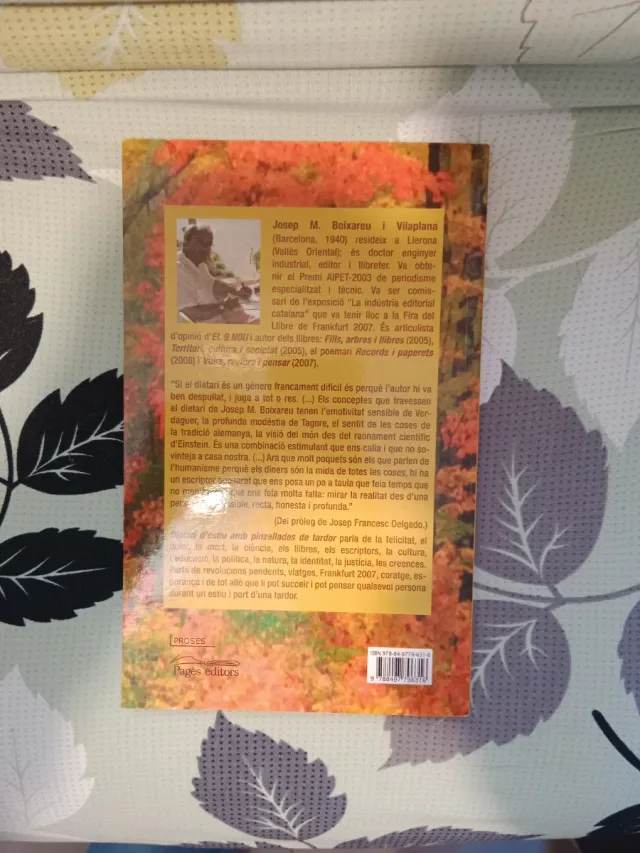 Dietari d'estiu amb pinzellades de tardor Boixareu