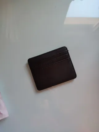 Tarjetero / cartera / monedero de imitación cuero