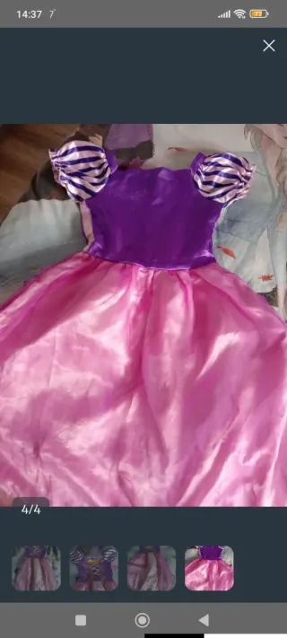 Disfraz Princesa Rapunzel 4 años