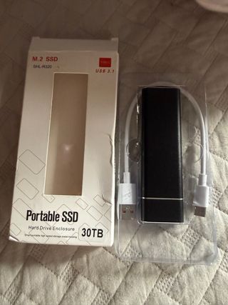 SSD Portátil M.2 SHL 30TB USB 3.1