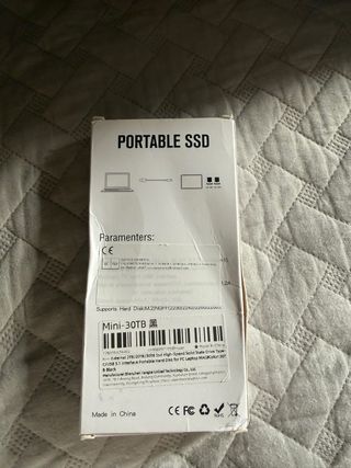SSD Portátil M.2 SHL 30TB USB 3.1