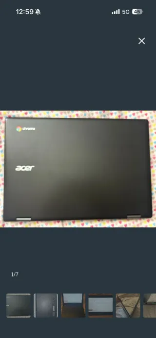 Chromebook Acer Negro