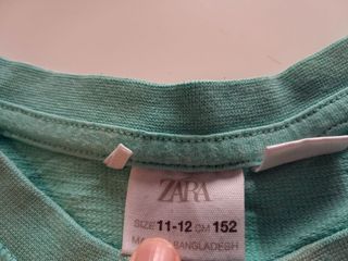 Conjunto Zara Verano Turquesa Niños Talla 11-12