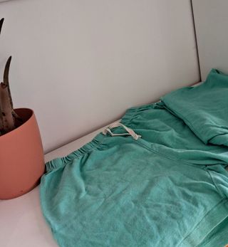 Conjunto Zara Verano Turquesa Niños Talla 11-12