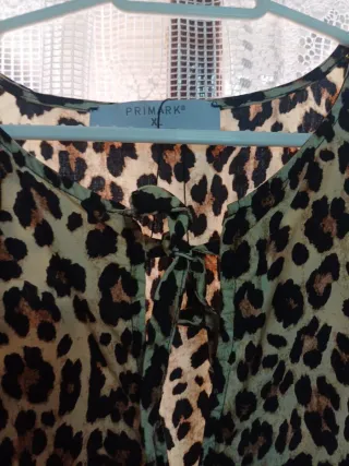 Camisa Primark Estampado Animal Talla XL TIPO TOP