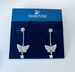 Pendientes Swarovski Mariposa y Estrella