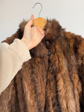 Pelliccia vintage in buone condizioni vera