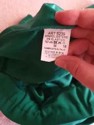 Pantalón fluido verde T.M (38/40) NUEVO