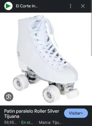 Patín paralelo roller silver Tijuana