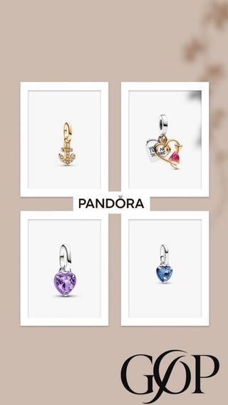 Anillo Pandora Corazón Rosa y Circonitas