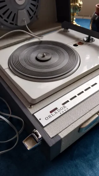 Tocadiscos ORLADOR Beige/Gris