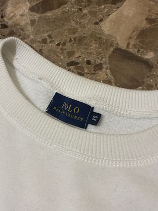 Sudadera Polo Ralph Lauren Blanca