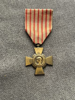 Medalla Cruz de Guerra Francesa 1918