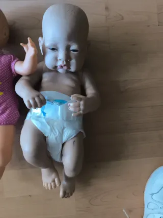 Lote 2 muñecos bebé