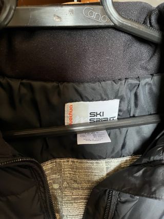 Chaqueta acolchada Ski Spirit negra