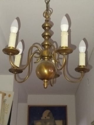 Lampadario ottone stile classico