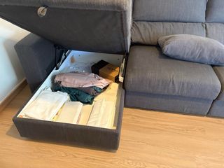 Sofá 3 plazas con chaiselongue