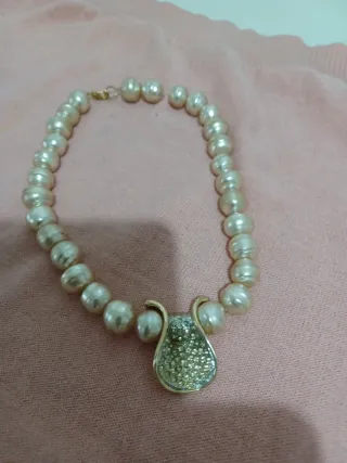 Collana perle di fiume vintage