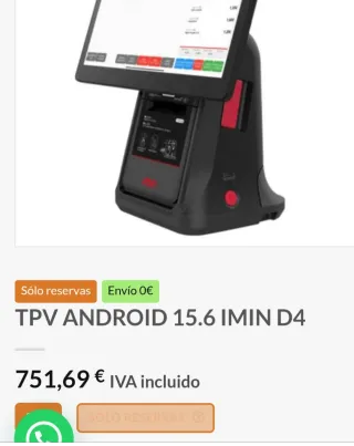 TPV Táctil IMIN D4 Android