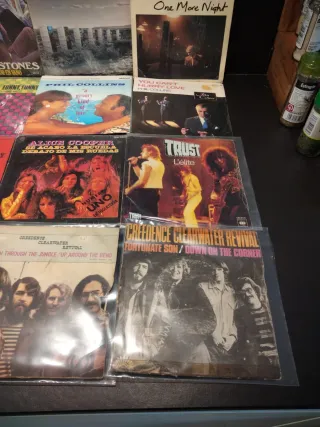 Lote Vinilos Singles Rock y Pop Internacional