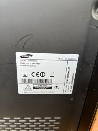 Televisor Samsung 36 Negro