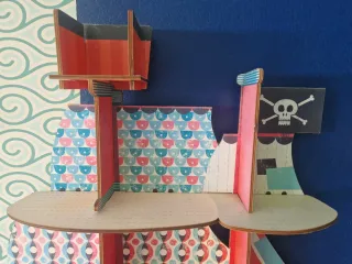 Estantería Barco Pirata Decorativa