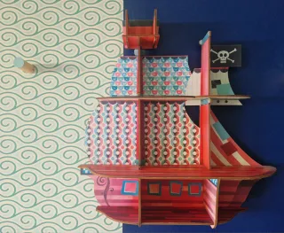 Estantería Barco Pirata Decorativa