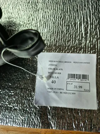 Botines negros PIEL de plataforma..tacón 6cm, s