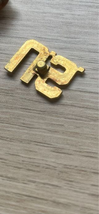 Lote insignias cuello oficial WW2 infantería