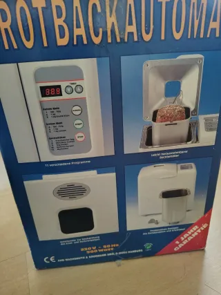 Panificadora Brotbackautomat 1000g