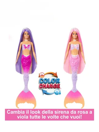 Barbie Sirena Malibù Colore Change