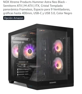 PC Gaming Ryzen 5,16GB RAM,RTX 5060,1T SSD