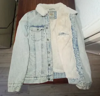 Chaqueta vaquera Pull&Bear forrada - Talla L