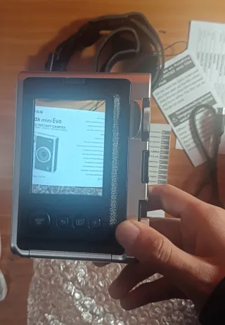 Fujifilm Instax Mini Evo Cámara Negra