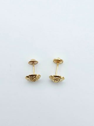 Pendientes Oro 18K Rosa Rosca 0,56gr 8mm